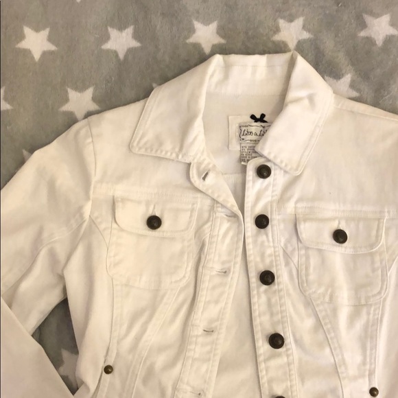 White Jean Jacket - Picture 2 of 3